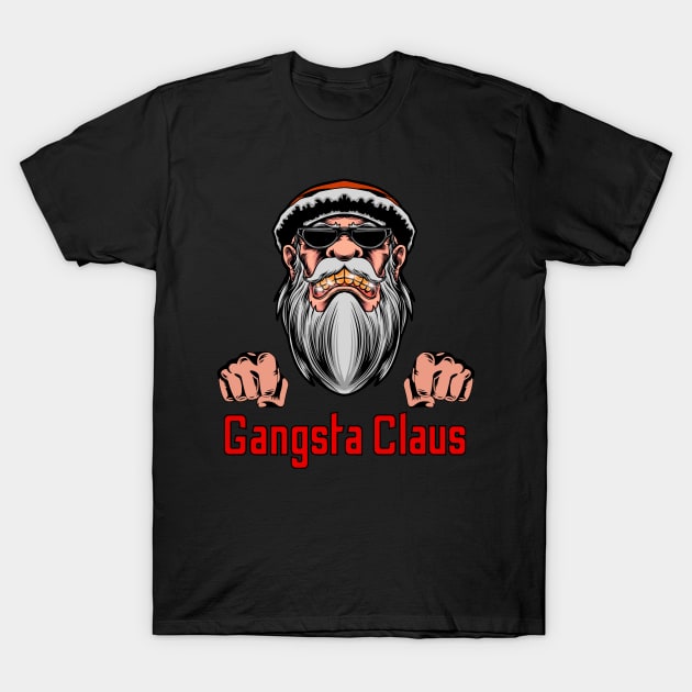 Gangsta Claus T-Shirt by hip-hop music